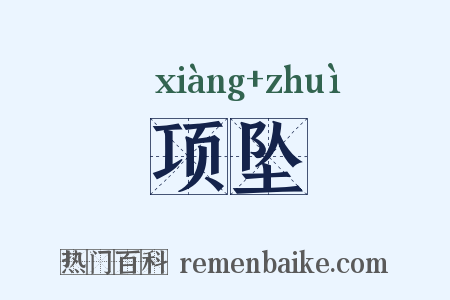 项坠是什么意思的图片